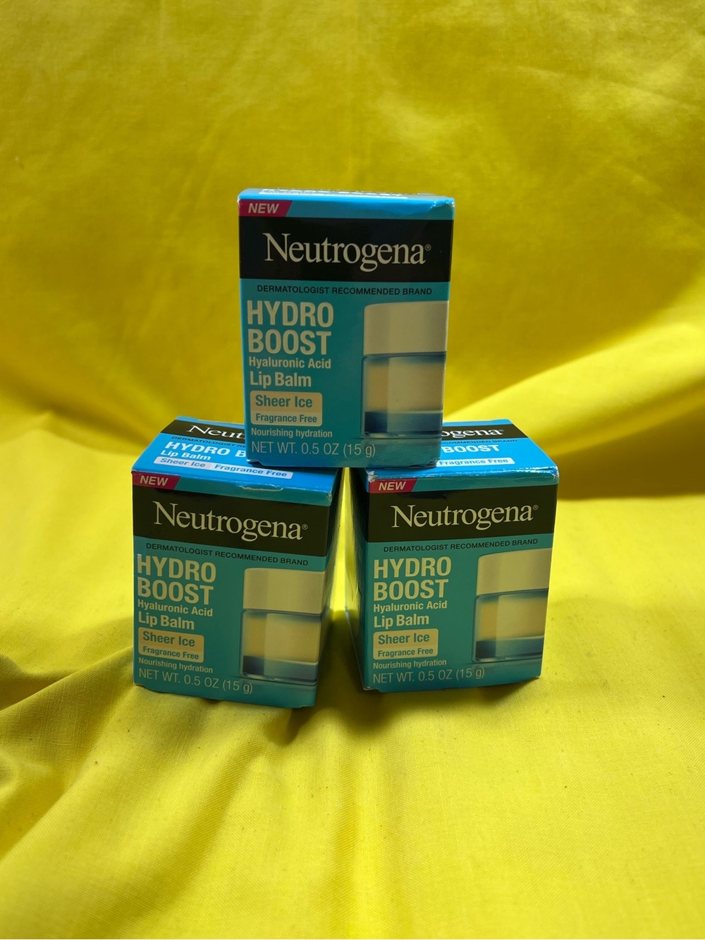 Neutrogena Hydro Boost Hyaluronic Acid Lip Balm 3 PAC